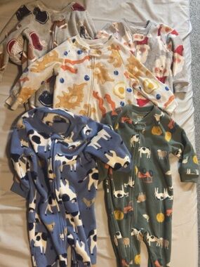 Carter's Fleece Footed One-Piece PJs
